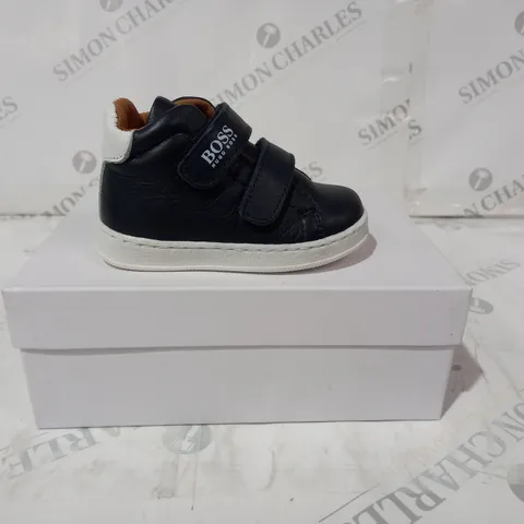 HUGO BOSS KIDWEAR TRAINER COLOUR BLUE SIZE 20