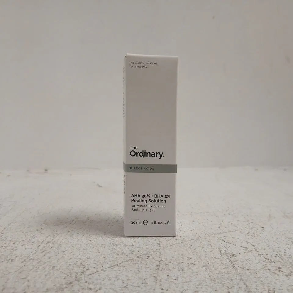 THE ORDINARY AHA 30% + BHA 2% PEELING SOLUTION – 30 ML