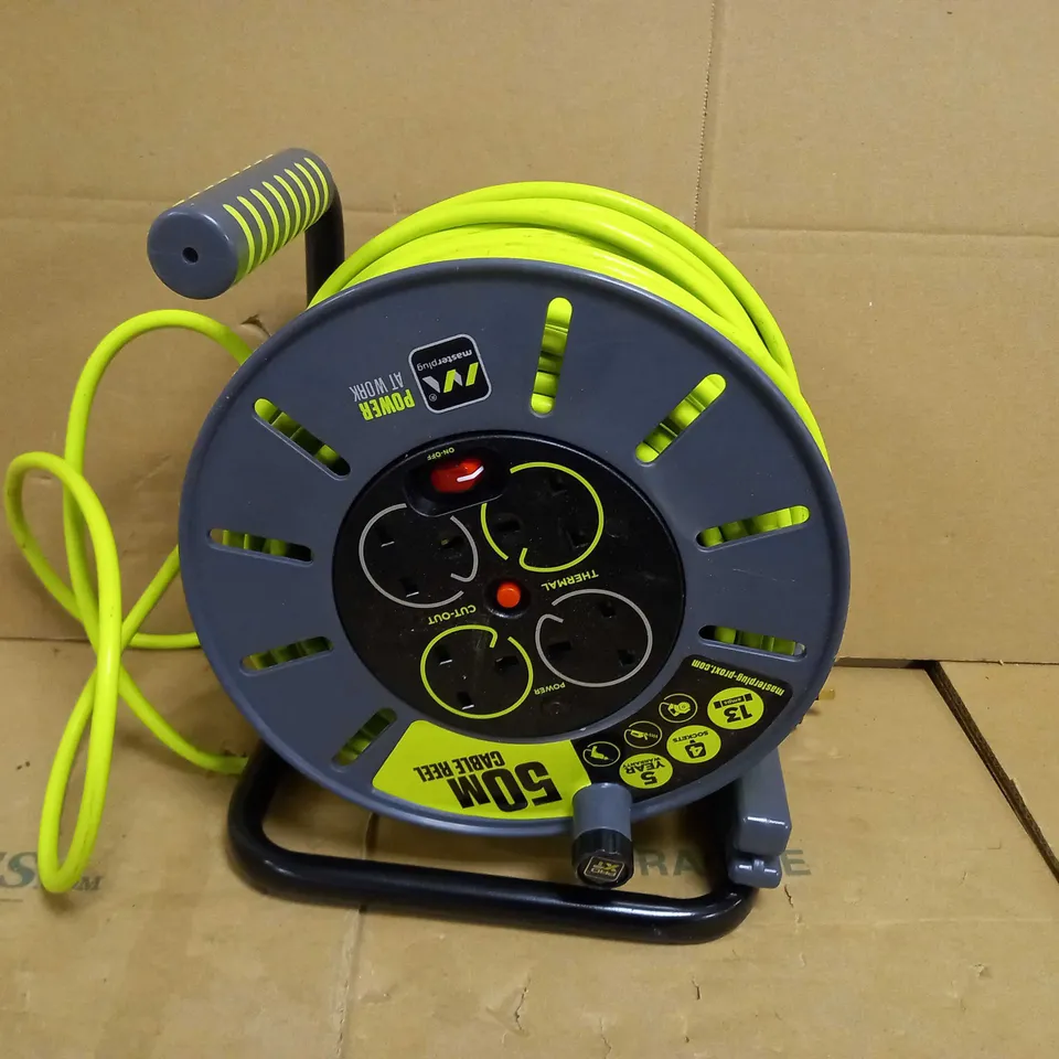MASTERPLUG 50M CABLE REEL 