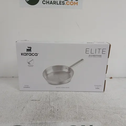 KARACA ELITE 26CM FRYING PAN – STAINLESS STEEL