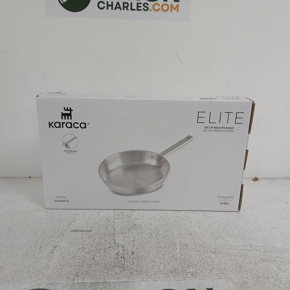 KARACA ELITE 26CM FRYING PAN – STAINLESS STEEL