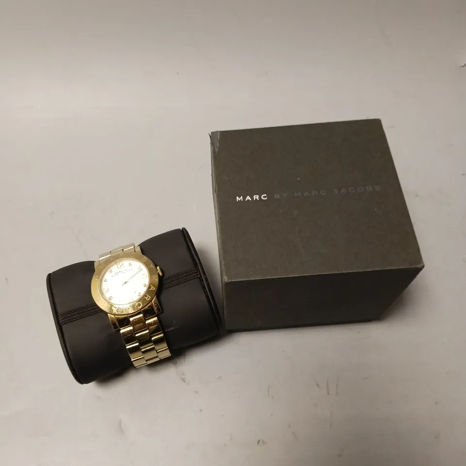 BOXED MARC BY MARC JACOBS WHITE DIAL WATCH