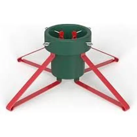 BOXED NEO GREEN CHRISTMAS TREE STAND (1 BOX)