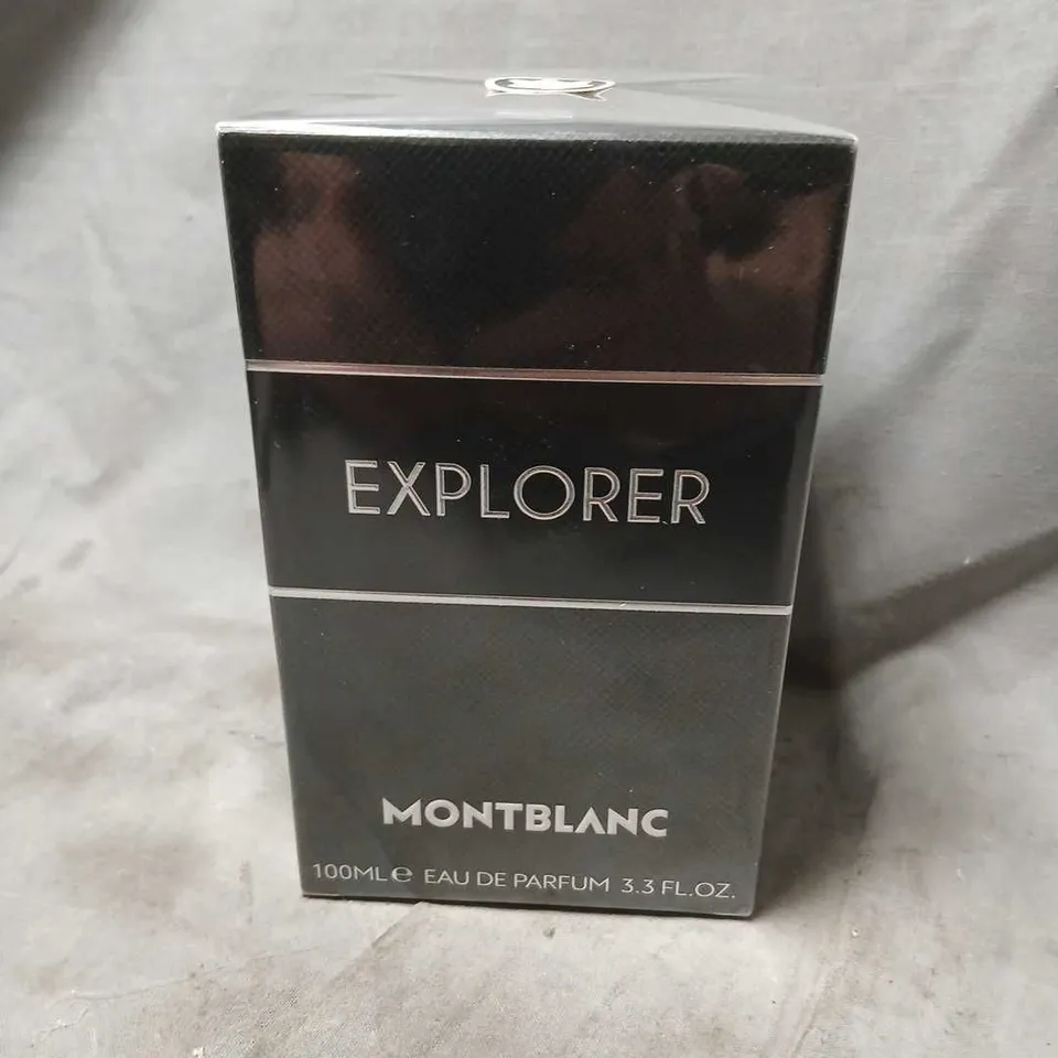 BOXED AND SEALED MONT BLANC EXPLORER EAU DE PARFUM 100ML