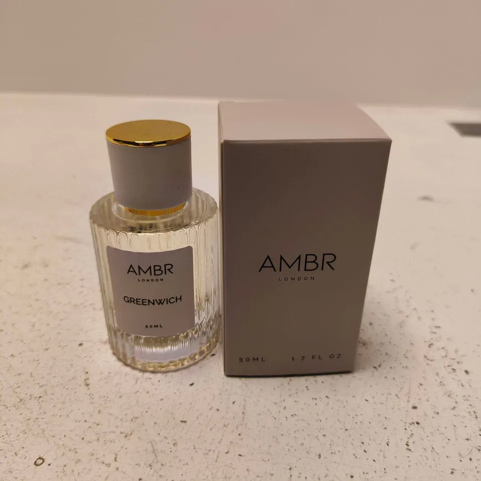 BOXED AMBR LONDON GREENWICH EAU DE PARFUM - 50ML
