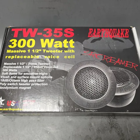 BOXED EARTHQUAKE TW-35S 300 WATT SPEAKERS 
