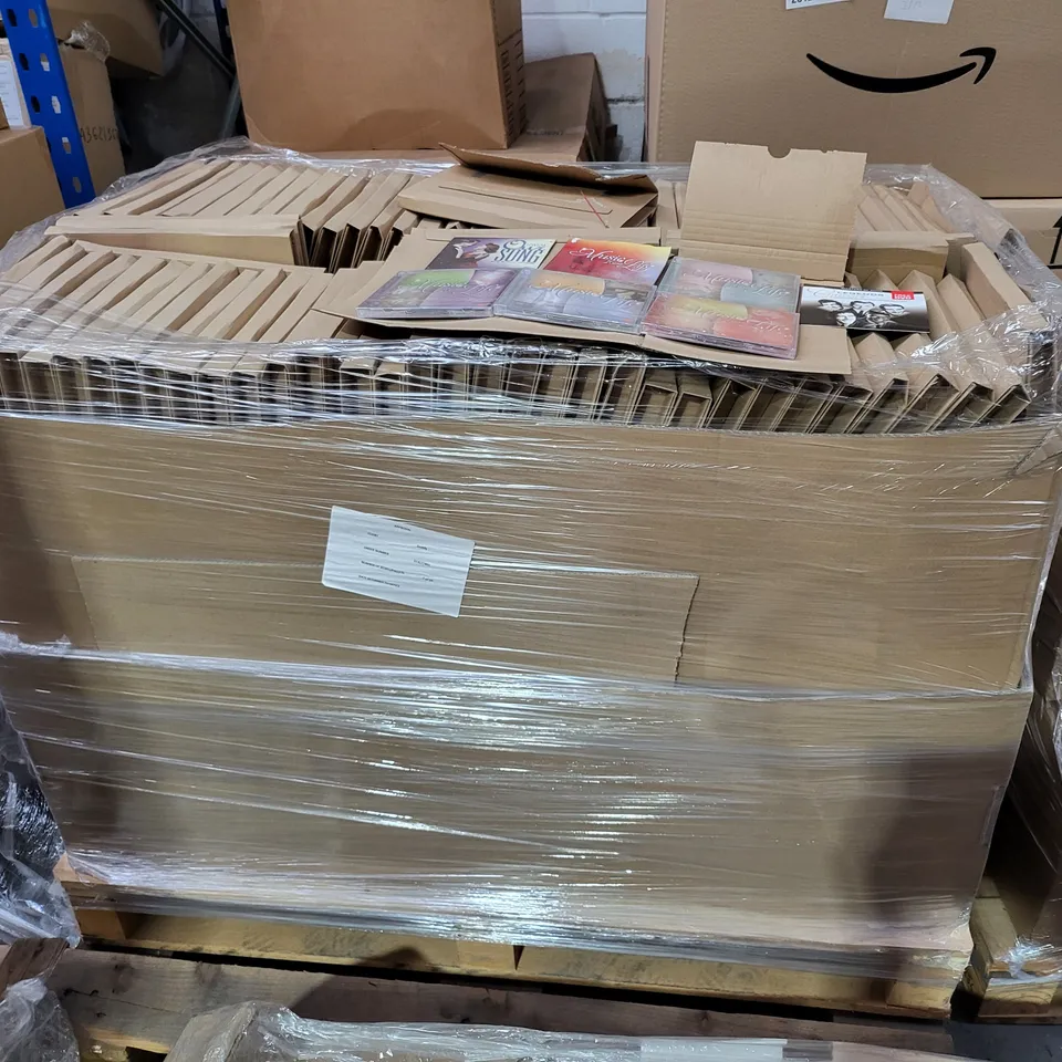 PALLET OF APPROXIMATELY 250 MUSIC OF YOUR LIFE 4 SET MUSIC CD SETS