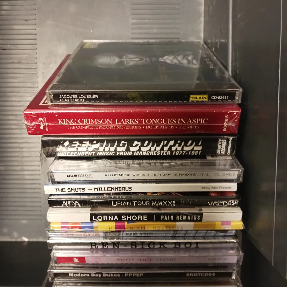 APPROXIMATELY 20 ASSORTED MUSIC ALBUMS TO INCLUDE TEARS FOR FEARS, DRAKE, 80S DANCE ETC