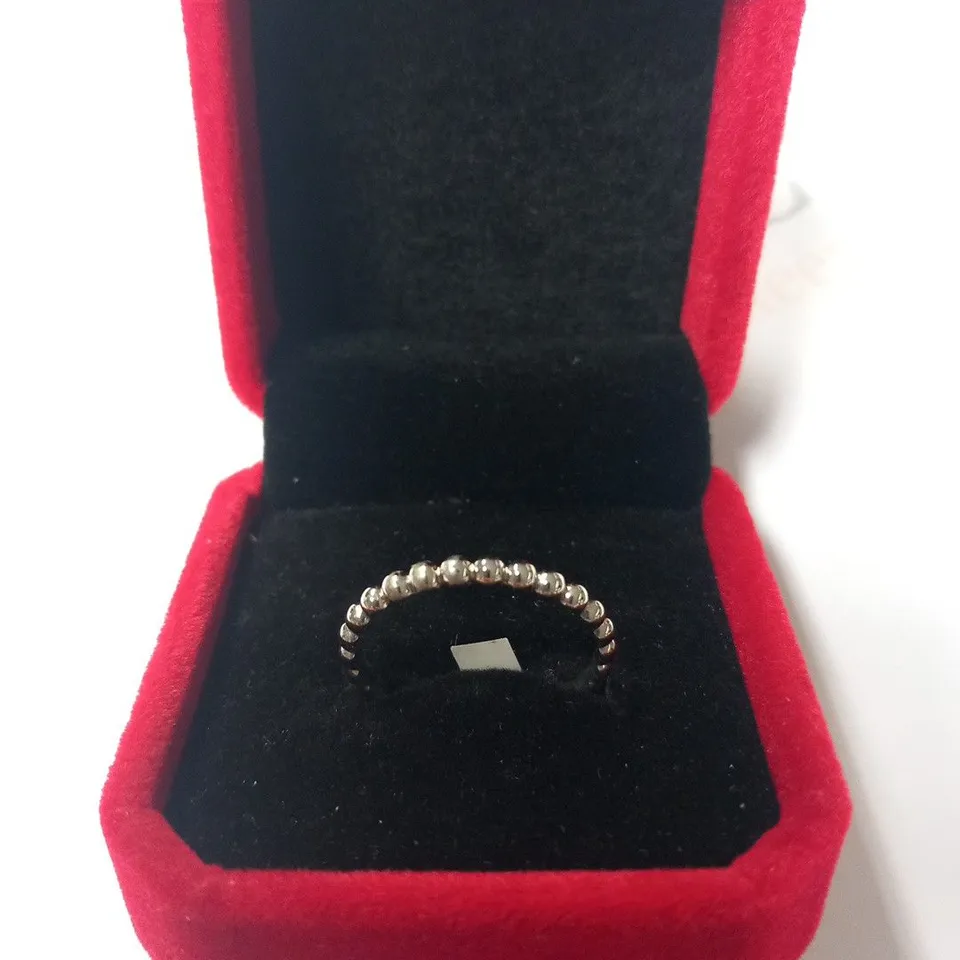 BERING STAINLESS STEEL BEAD RING SIZE 7