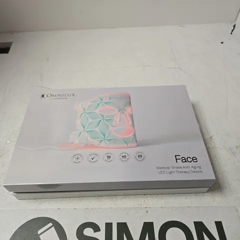 OMNILUX CONTOUR FACE LED LIGHT THERAPY DEVICE – MEDICAL-GRADE ANTI-AGING
