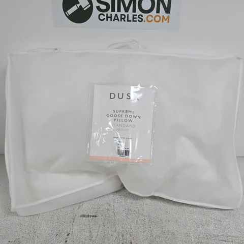 DUSK SUPREME GOOSE DOWN PILLOW STANDARD MEDIUM