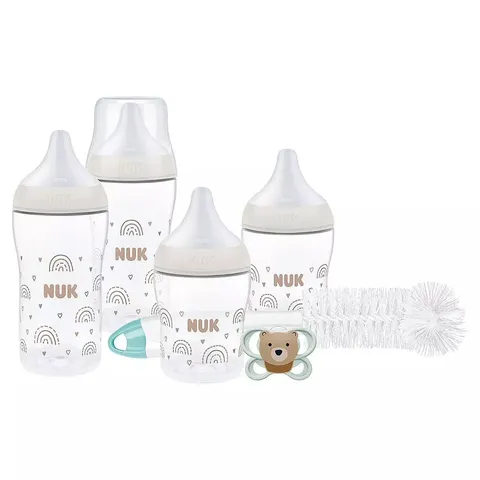NUK PERFECT MATCH FEEDING BOTTLES 260ML 4 PACK