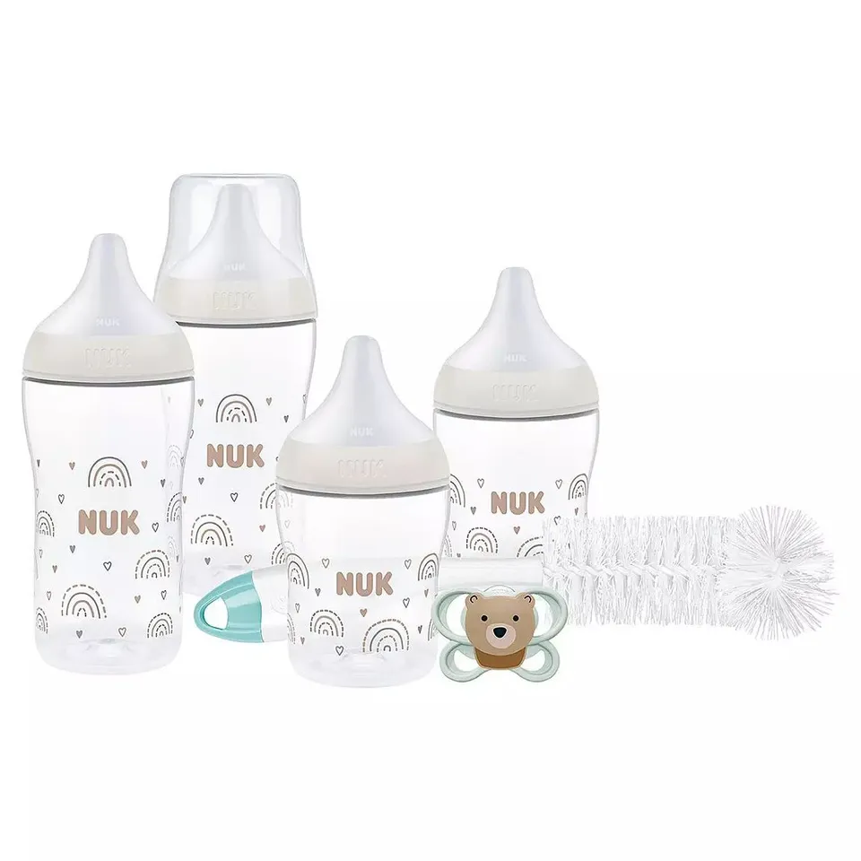 NUK PERFECT MATCH FEEDING BOTTLES 260ML 4 PACK