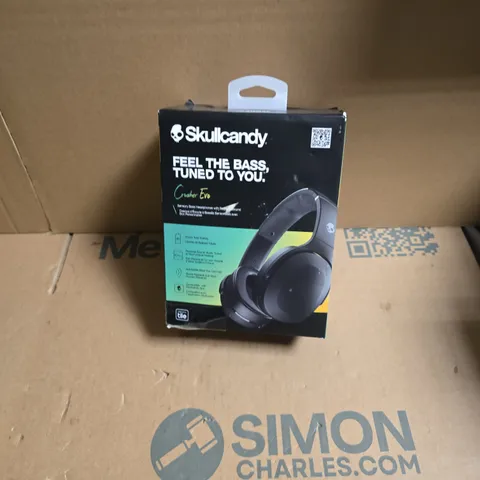 SKULLCANDY CRUSHER EVO WIRELESS HEADPHONES – BLACK, BOXED