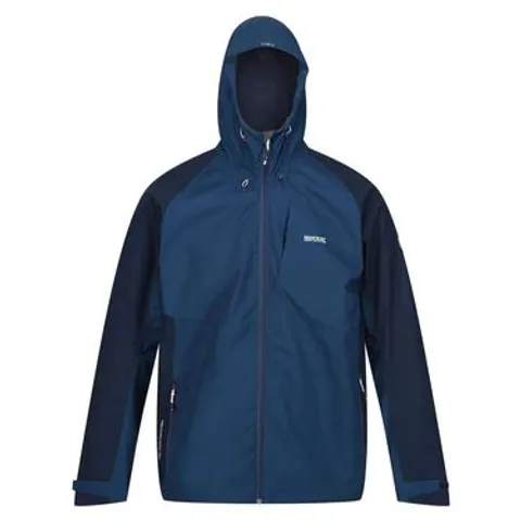 REGATTA MENS BRITEDALE BREATHABLE WATERPROOF JACKET NAVY UK SIZE XXL