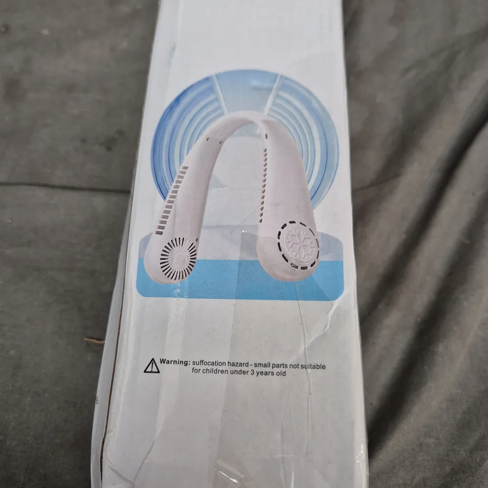 BLADELESS NECK COOLER – USB POWERED NECK FAN - WHITE