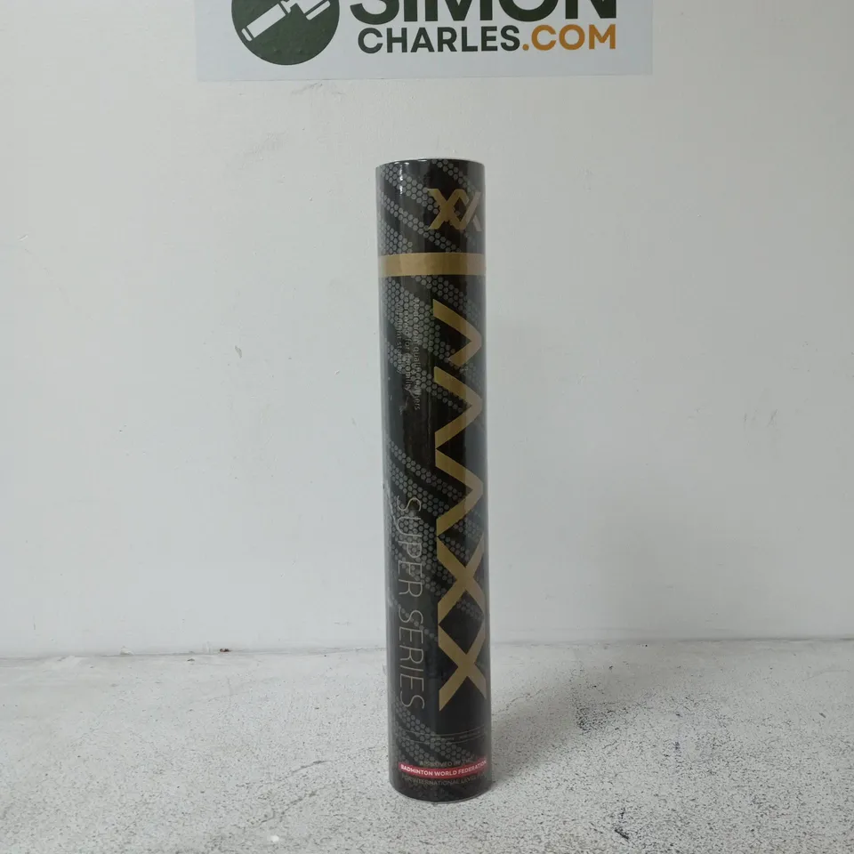 MAXX SUPER SERIES BWF APPROVED BADMINTON SHUTTLECOCKS 12 PACK