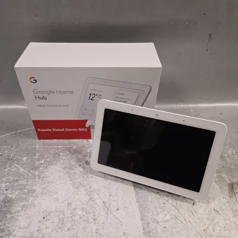 BOXED GOOGLE HOME HUB SMART SPEAKER