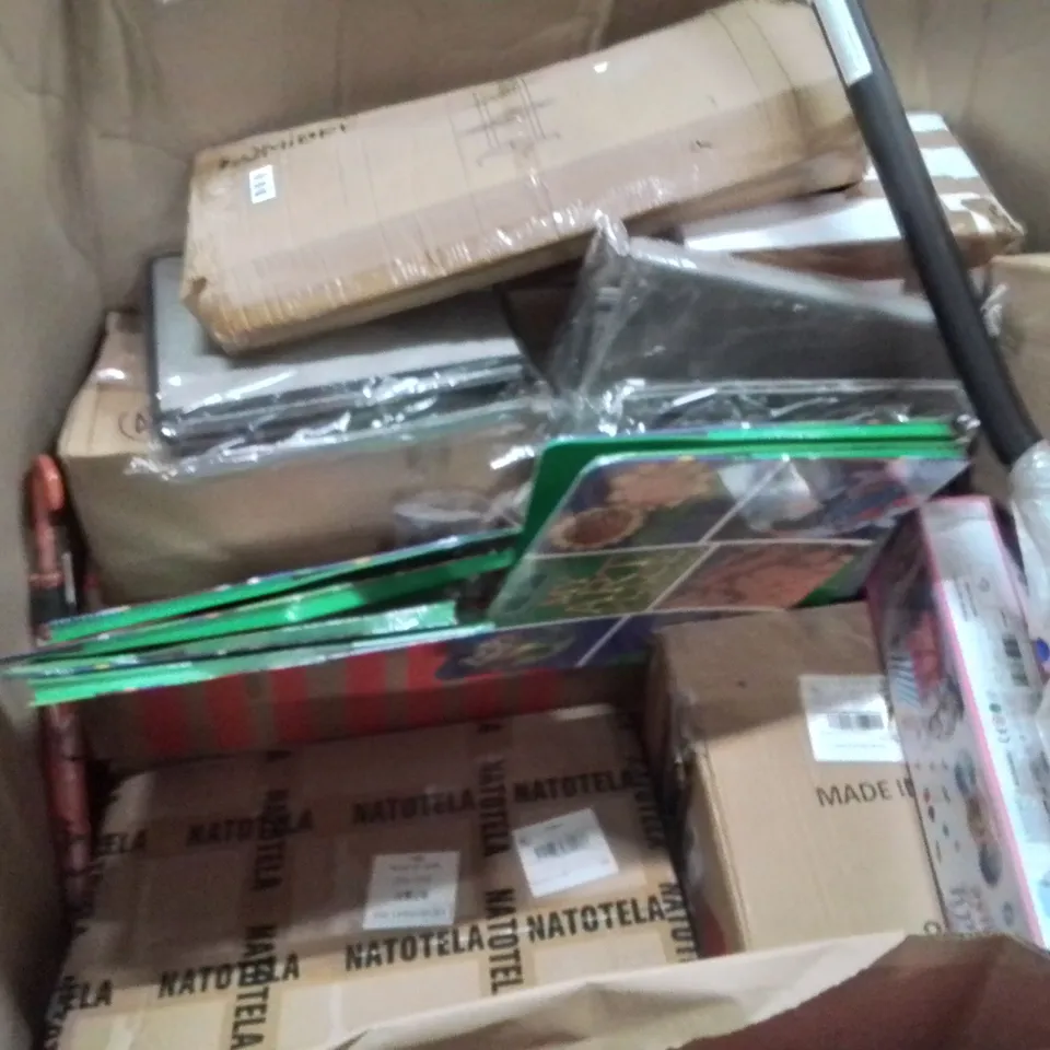 PALLET OF ASSORTED HOUSEHOLD GOODS AND PRODUCTS TO INCLUDE;ROWING MACHINE,OFFICE CHAIR,WHITE MIRROR