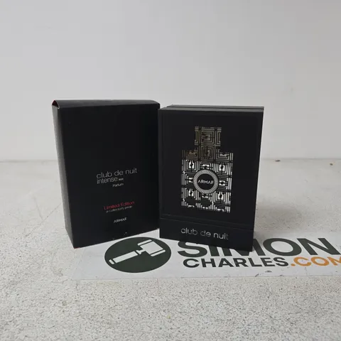 CLUB DE NUIT INTENSE MAN PARFUM LIMITED EDITION COLLECTORS PRIDE ARMAF 105ML AFTERSHAVE + CUFF LINKS