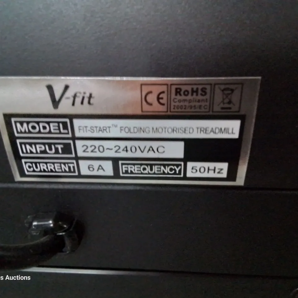 V-FIT FIT-START FOLDABLE MOTORISED TREADMILL