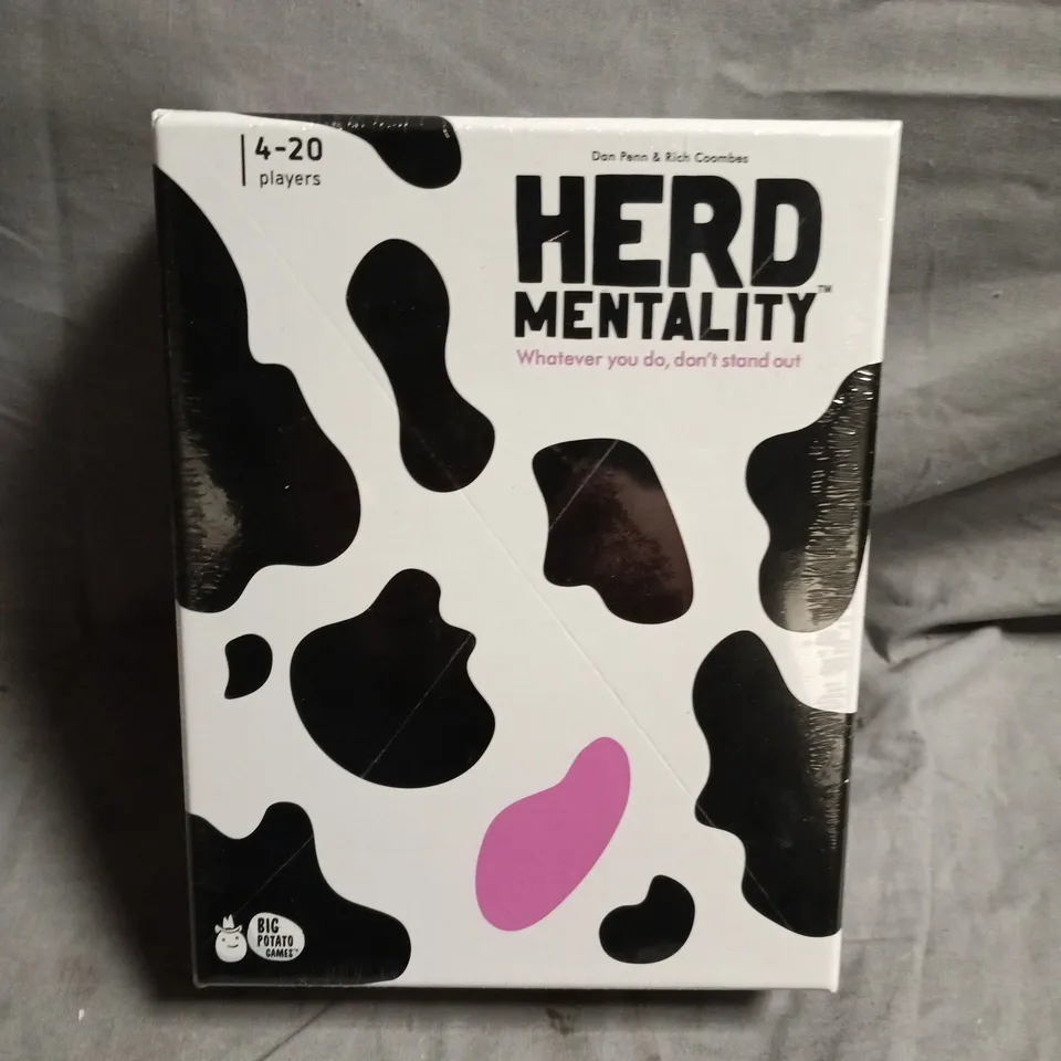 sealed Herd Mentality Party game for 4–20 players by Big Potato Games