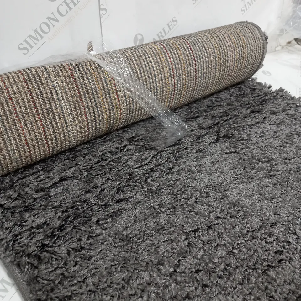 ABASEEN HAGGY RUG MODERN DARK GREY 