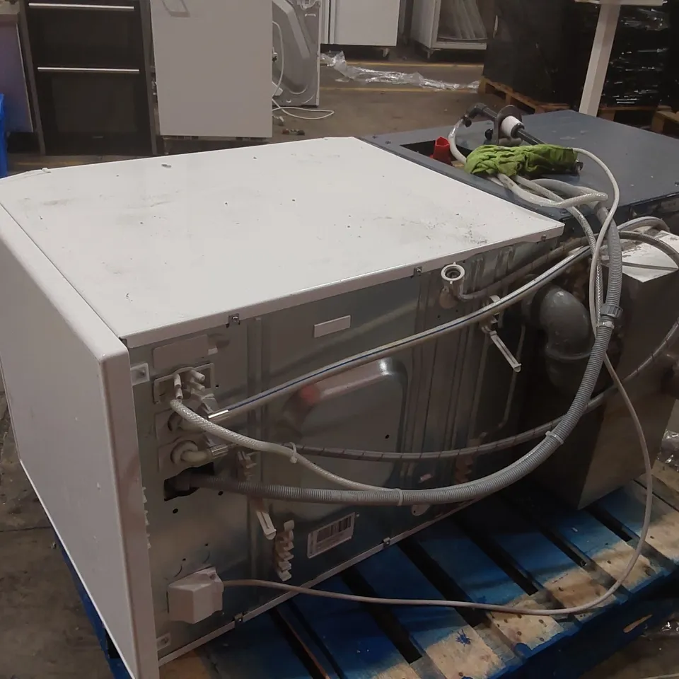 MIELE MOPSTAR 60 PROFESSIONAL WASHING MACHINE WITH SHELF STAND AND ASSORTED CLEANING PRODUCTS