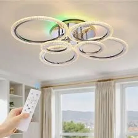 BOXED WARMIEHOMY CEILING LAMP - CHROME (1 BOX)