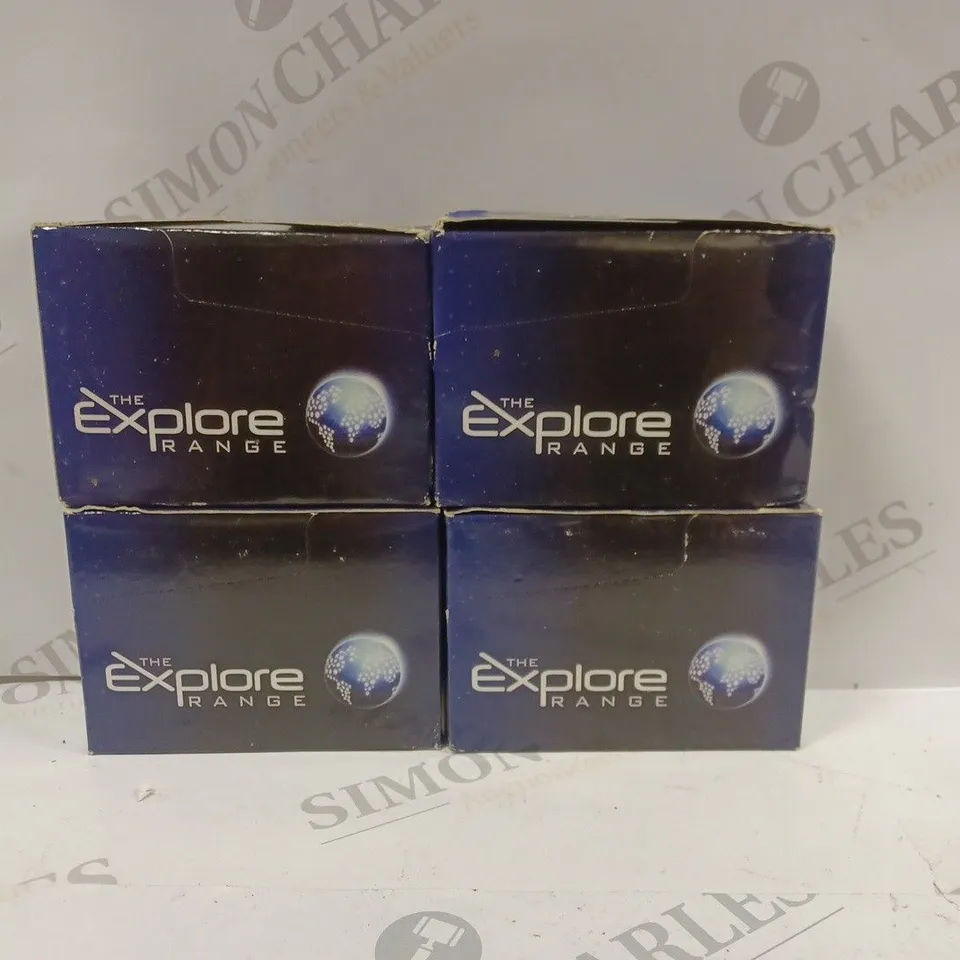 BOX OF APPROXIMATELY 40 ASSORTED FLAVOUR EXPLORE RANGE E-LIQUID VIALS