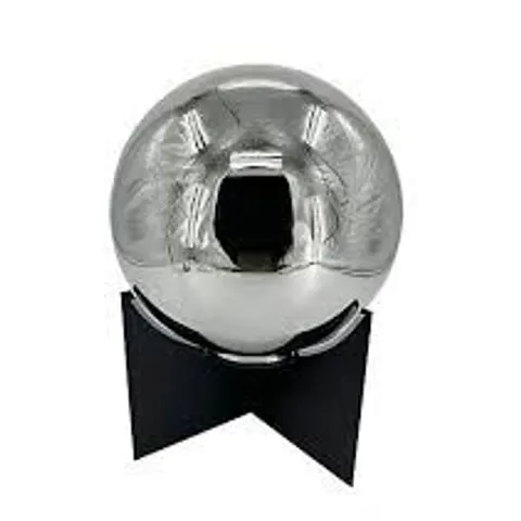 K BY KELLY HOPPEN INDOOR OUTDOOR PRE- LIT GLOBE LIGHT ON STAND