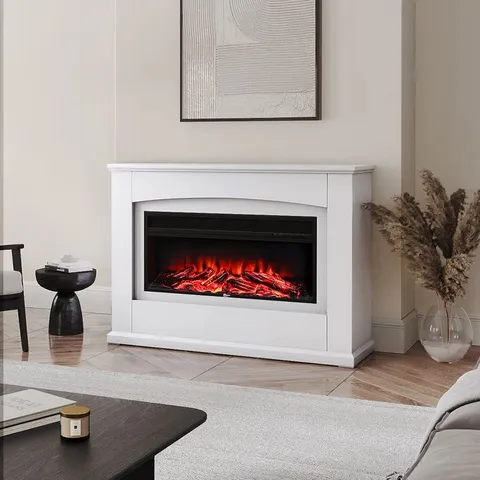 BOXED SHELOR 122CM W ELECTRIC FIRE (2 BOXES)