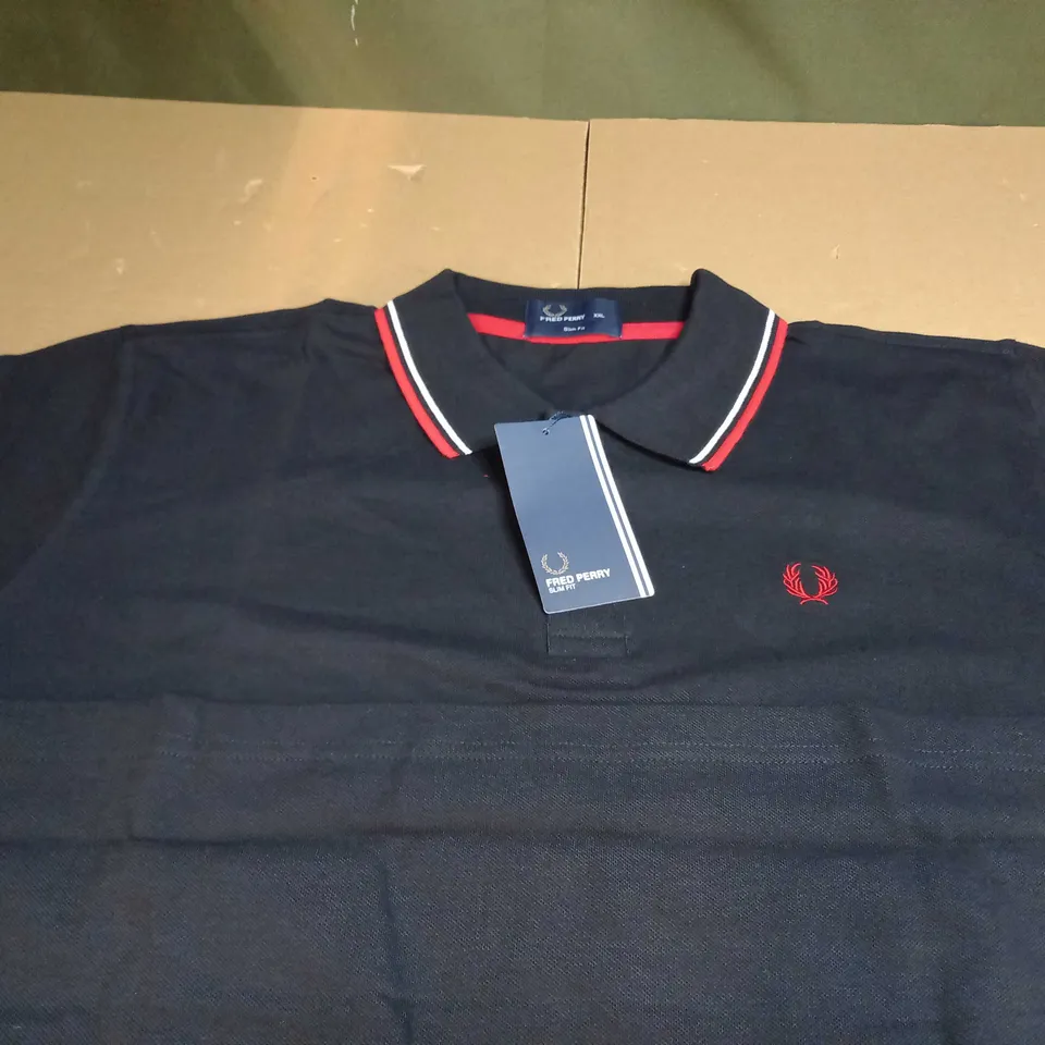 FRED PERRY SLIM FIT POLO SHIRT SIZE XXL