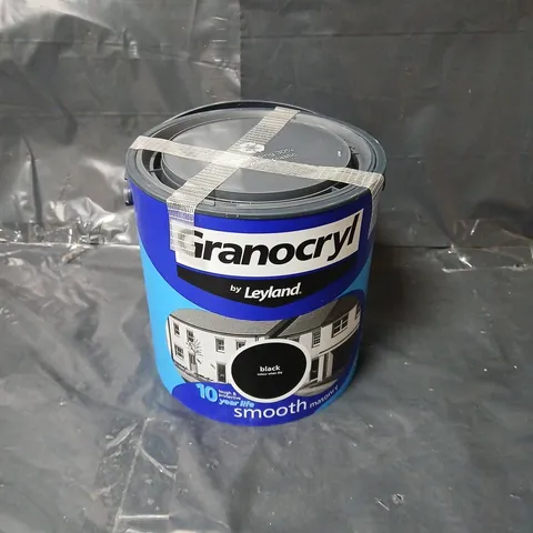 GRANOCRYL SMOOTH MASONRY 2.5L BLACK - COLLECTION ONLY