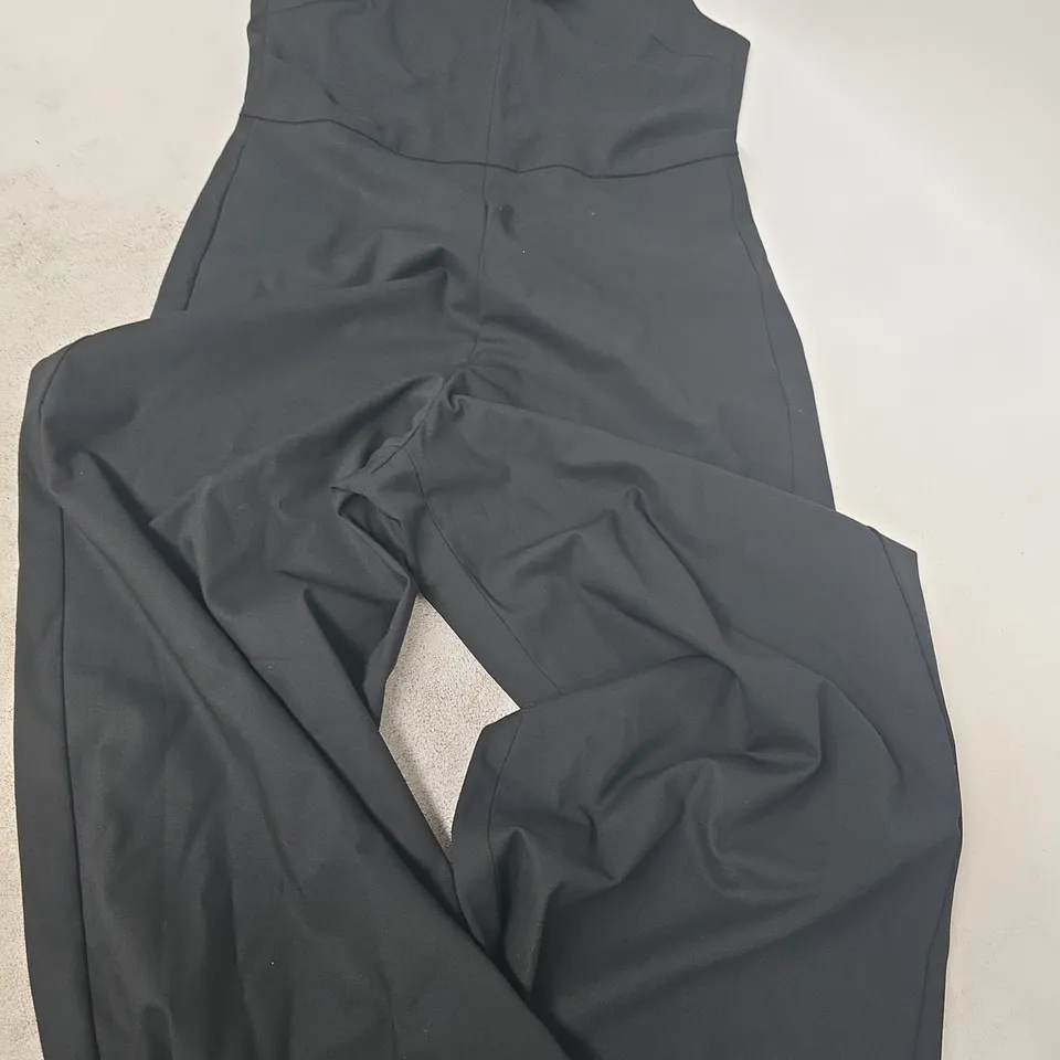 BLACK WOMEN'S SLEEVELESS JUMPSUIT – SIZE M (BUST 35–37IN) – UK SIZING