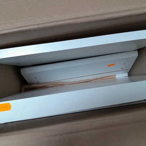 BOXED PRAGUE MIRROR 3 DRAWER BEDSIDE CABINET 