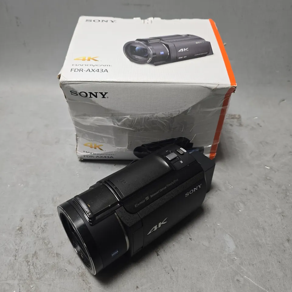 BOXED SONY HANDYCAM 4K HANDHELD CAMERA 