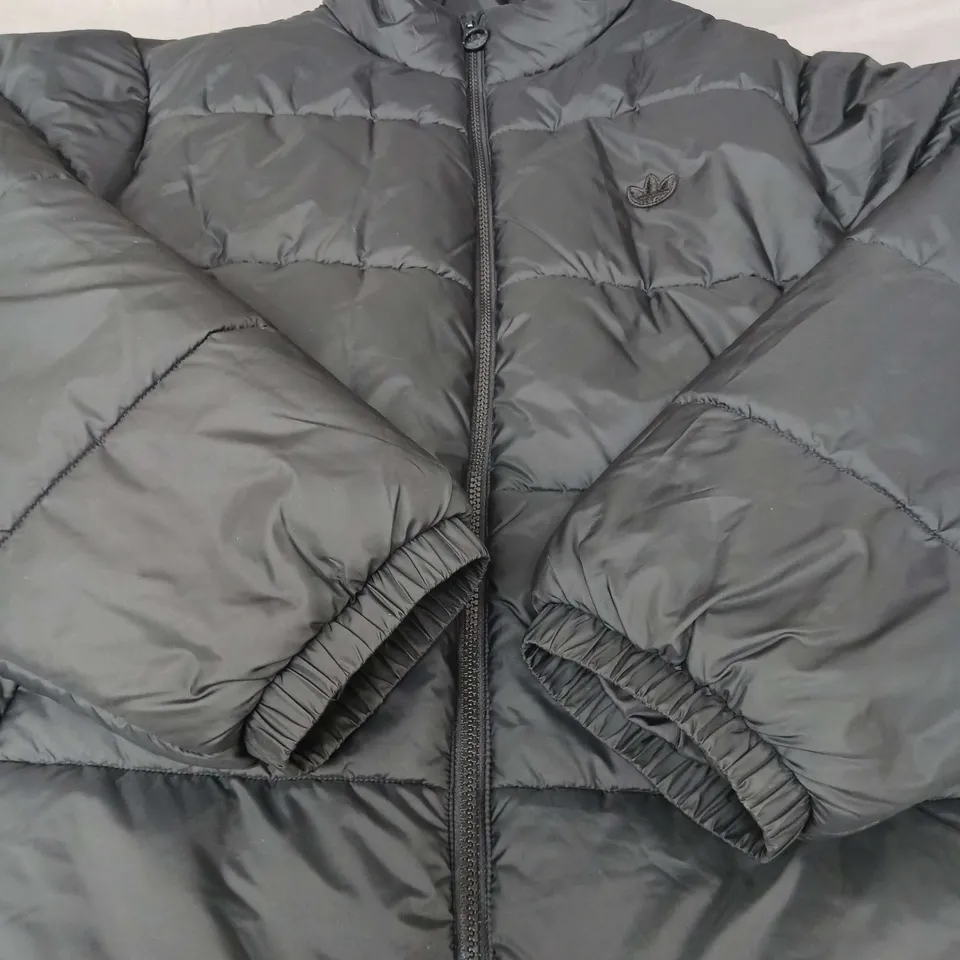ADIDAS ORIGINAL FULL ZIP PADDED COAT - SIZE L