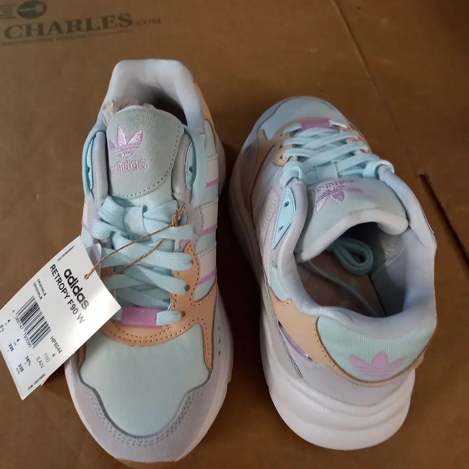ADIDAS RETROPY F90 WOMENS TRAINERS IN MULTI - UK 4