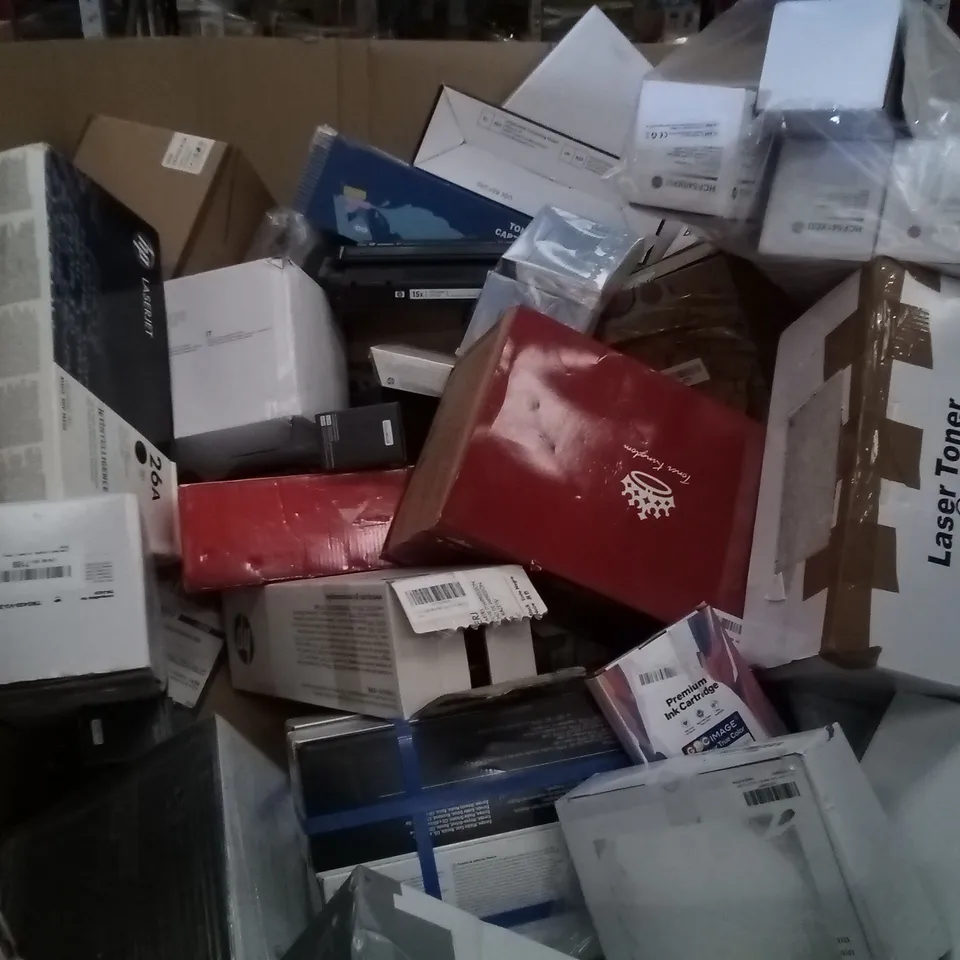PALLET OF ASSORTED PRINTER TONER CARTRIDGES