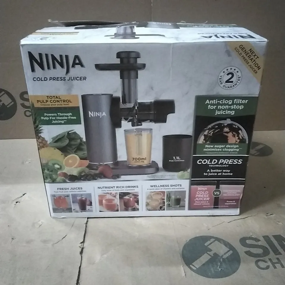 NINJA COLD PRESS JUICER WITH ANTI-CLOG FILTER JC151UK