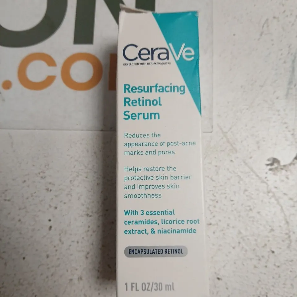 CERAVE RESURFACING RETINOL SERUM – ENCAPSULATED RETINOL, 30 ML