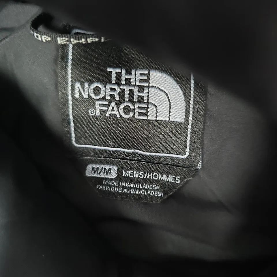 THE NORTH FACE MEN'S BLACK QUILTED PUFFER JACKET – ZIP FRONT SIZE M 