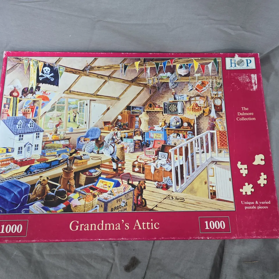 GRANDMA'S ATTIC 1000-PIECE JIGSAW PUZZLE – THE DALMORE COLLECTION
