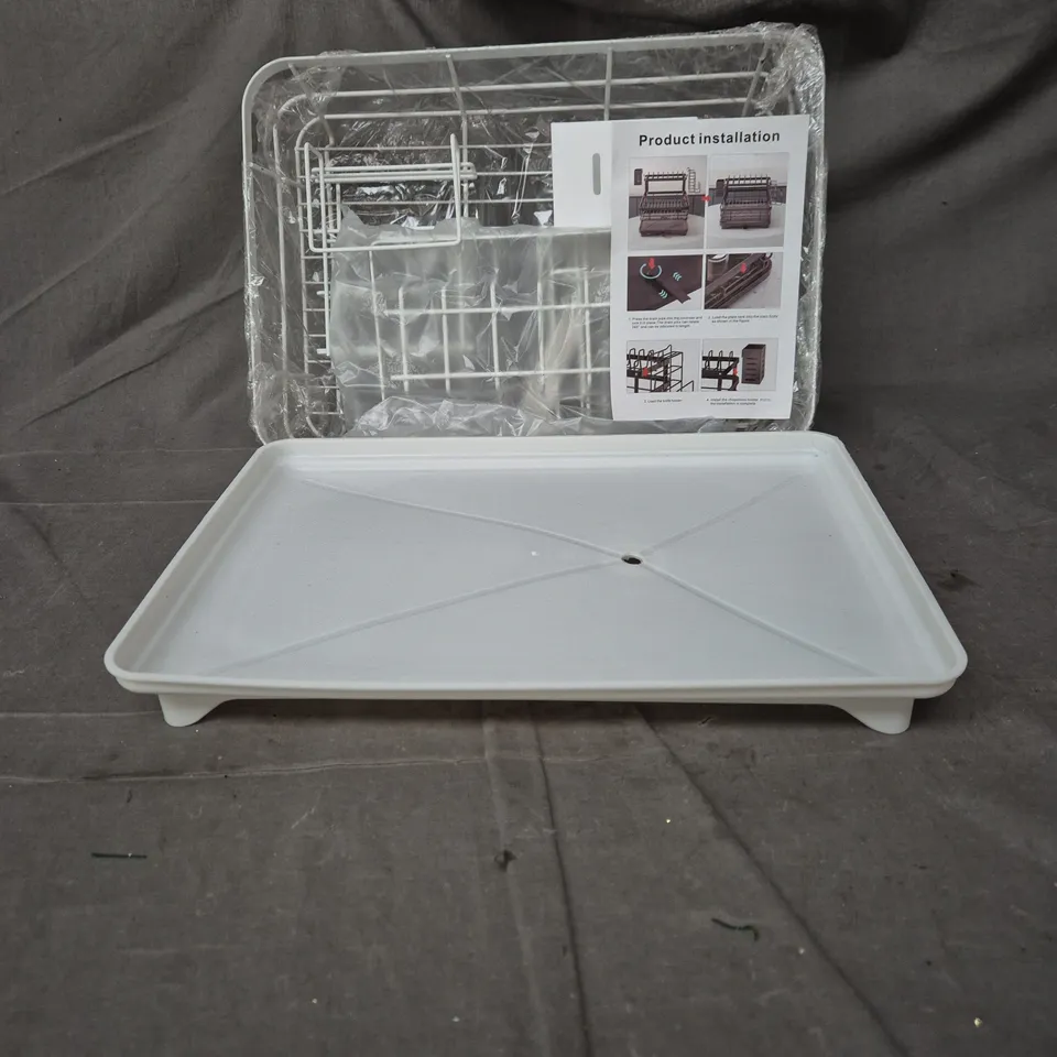 DISH RACK WITH KNIFE & CHOPSTICKS HOLDERS – KITCHEN SINK ACCESSORY