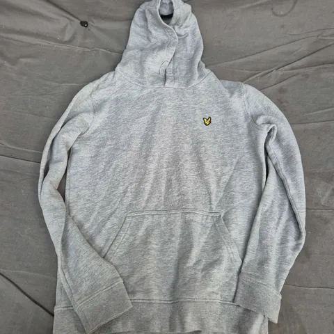 LYLE & SCOTT JUNIOR HOODIE IN GREY - 12/13 YEARS