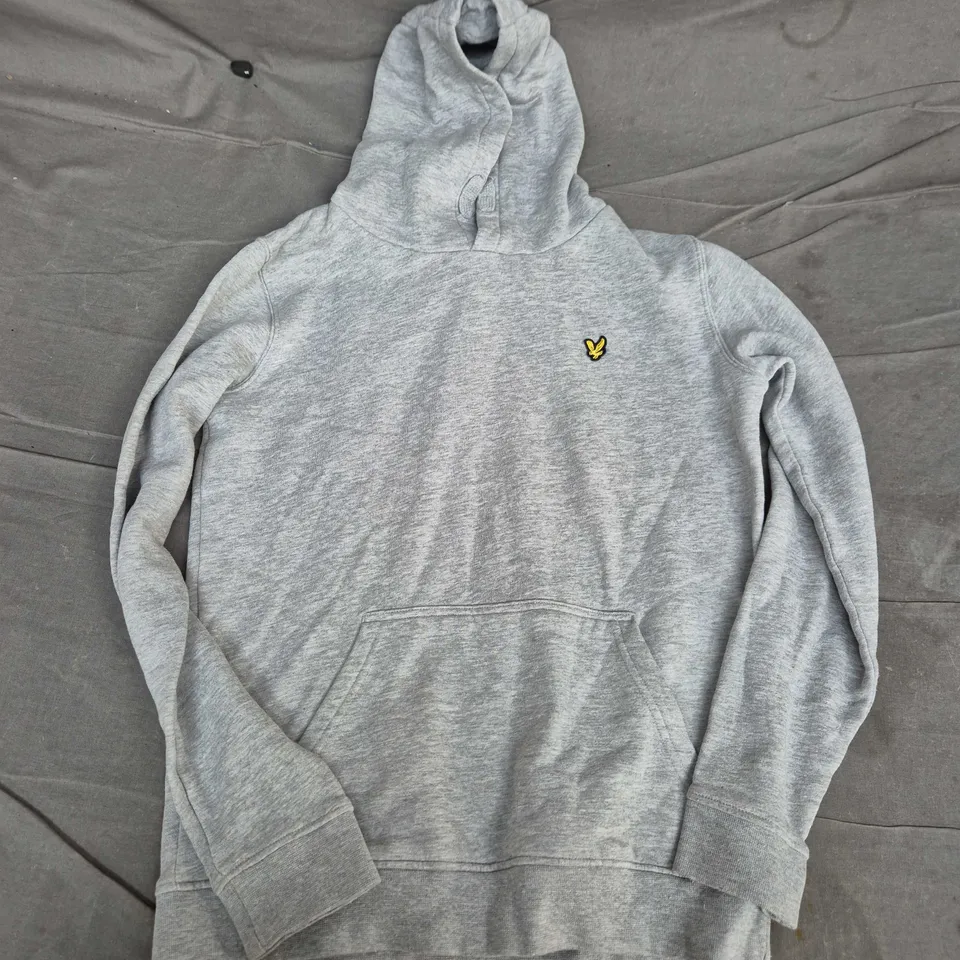LYLE & SCOTT JUNIOR HOODIE IN GREY - 12/13 YEARS