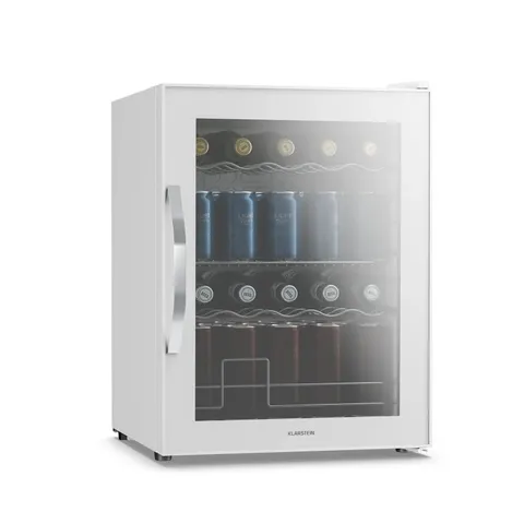 KLARSTEIN BEERSAFE REFLECT 64CM 60L DRINKS FRIDGE WITH GLASS DOOR​ WHITE