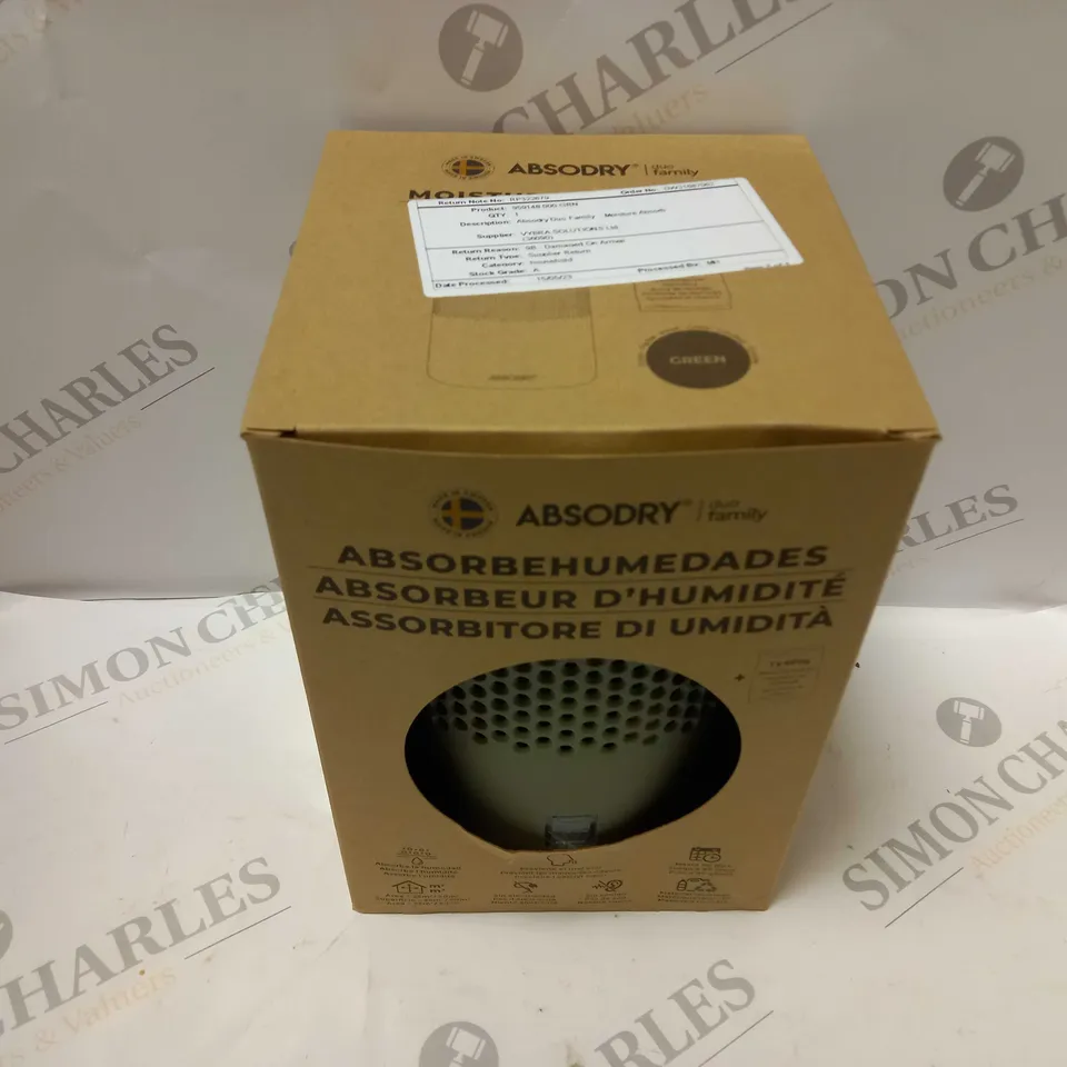 BOXED ABSODRY MOISTURE ABSORBER - GREEN