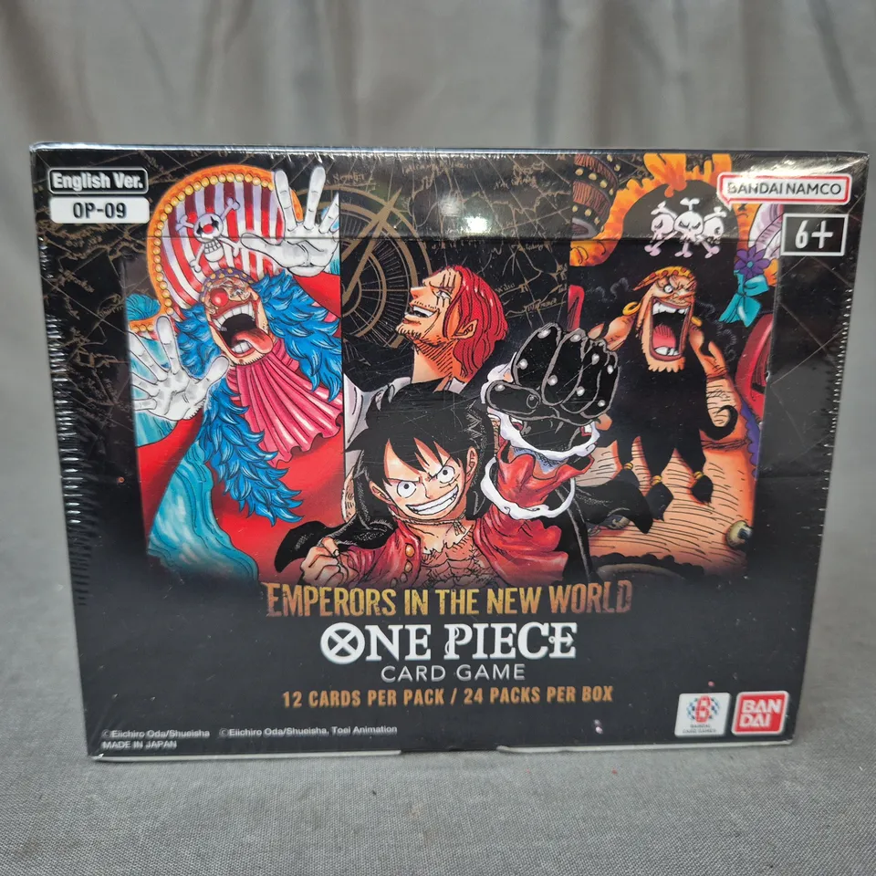 SEALED ONE PIECE EMPERORS IN THE NEW WORLD OP-09 BOOSTER BOX